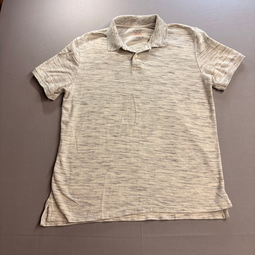 St John’s Bay Performance Polo Shirt Mens Gray Heather Short Sleeve XL